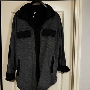 Free People flannel Shirt jacket "shacket"  SIZE M